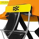 DSC Avenger PRO Premium Cricket Helmet for Men & Boys (Fixed Spring Steel Grill | Back Support Strap | Neck Guard |Lightweight| Sizes : Small (Yellow) gallery image