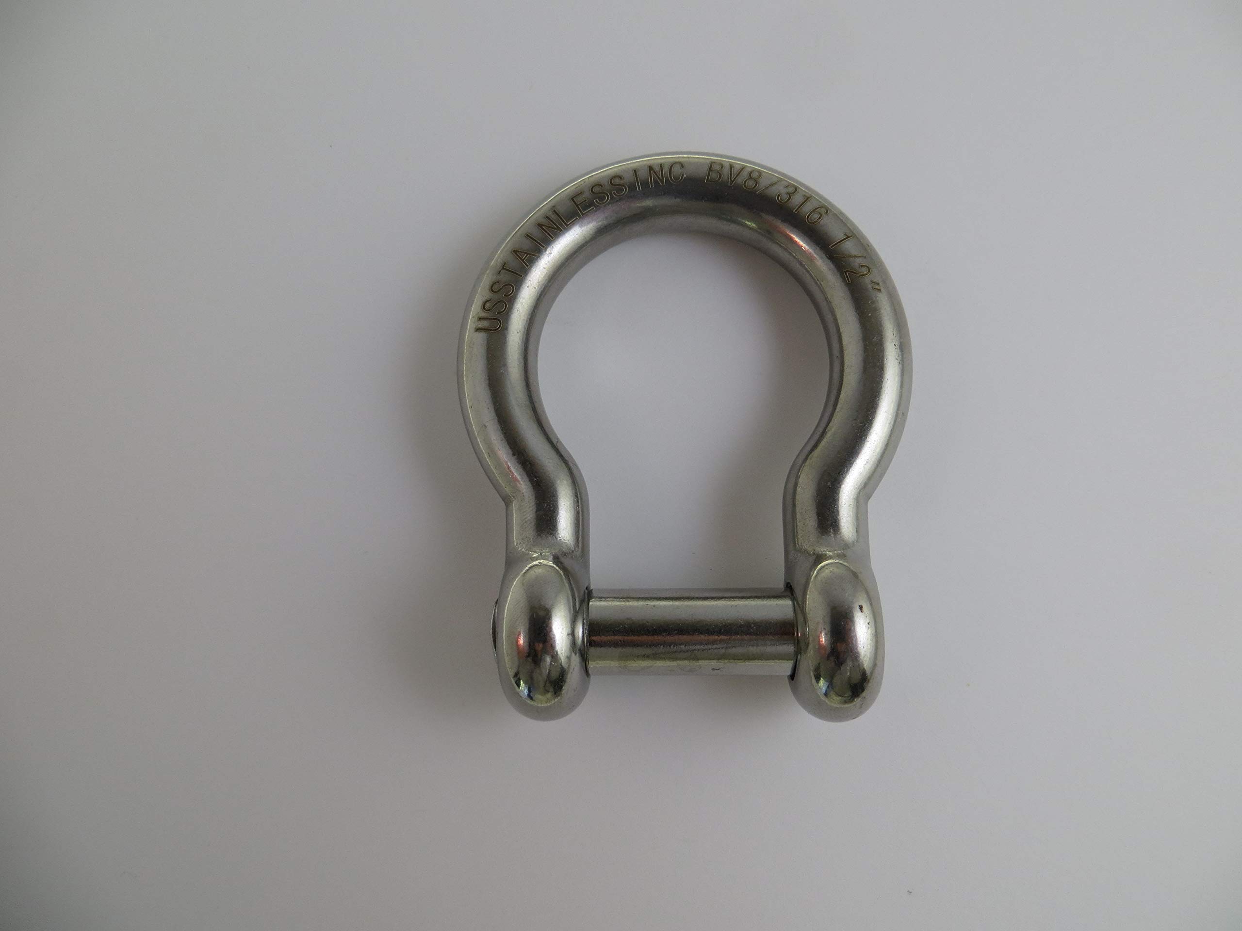 2 pezzi in acciaio inox 316 arco Grillo 1/2" (12 mm) con perno esagonale per lavello Marine Grade