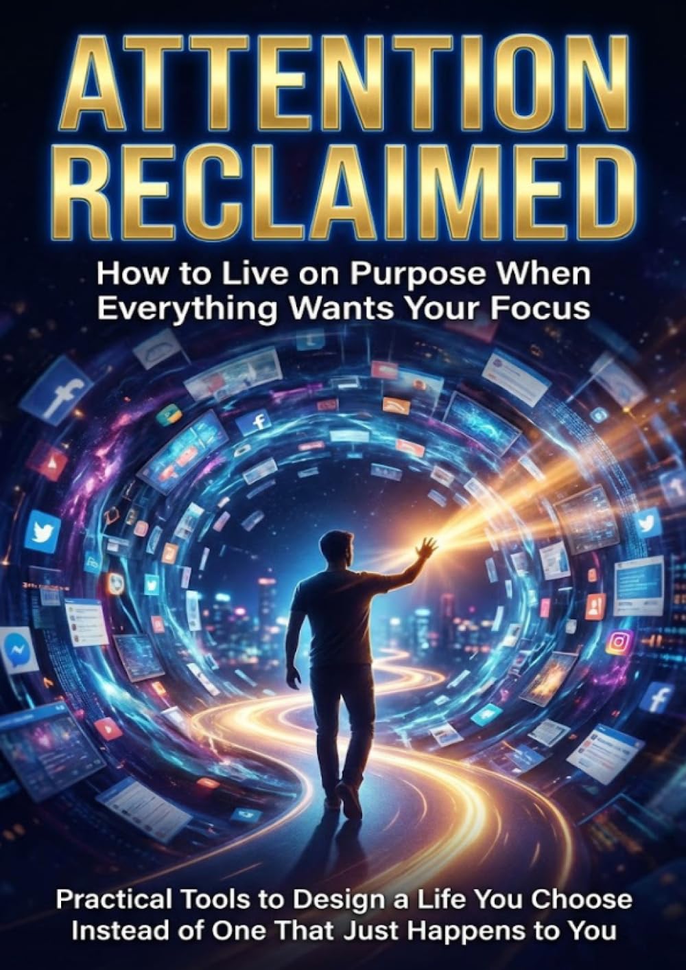 Attention Reclaimed: How to Live on Purpose When Everything Wants Your Focus: Practical Tools to Design a Life You Choose Instead of One That Just Happens to You
