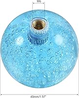 Vista 2 de MECCANIXITY Joystick - Cabeza de bola superior M6 azultransparente fácil de instalar para juego de arcade