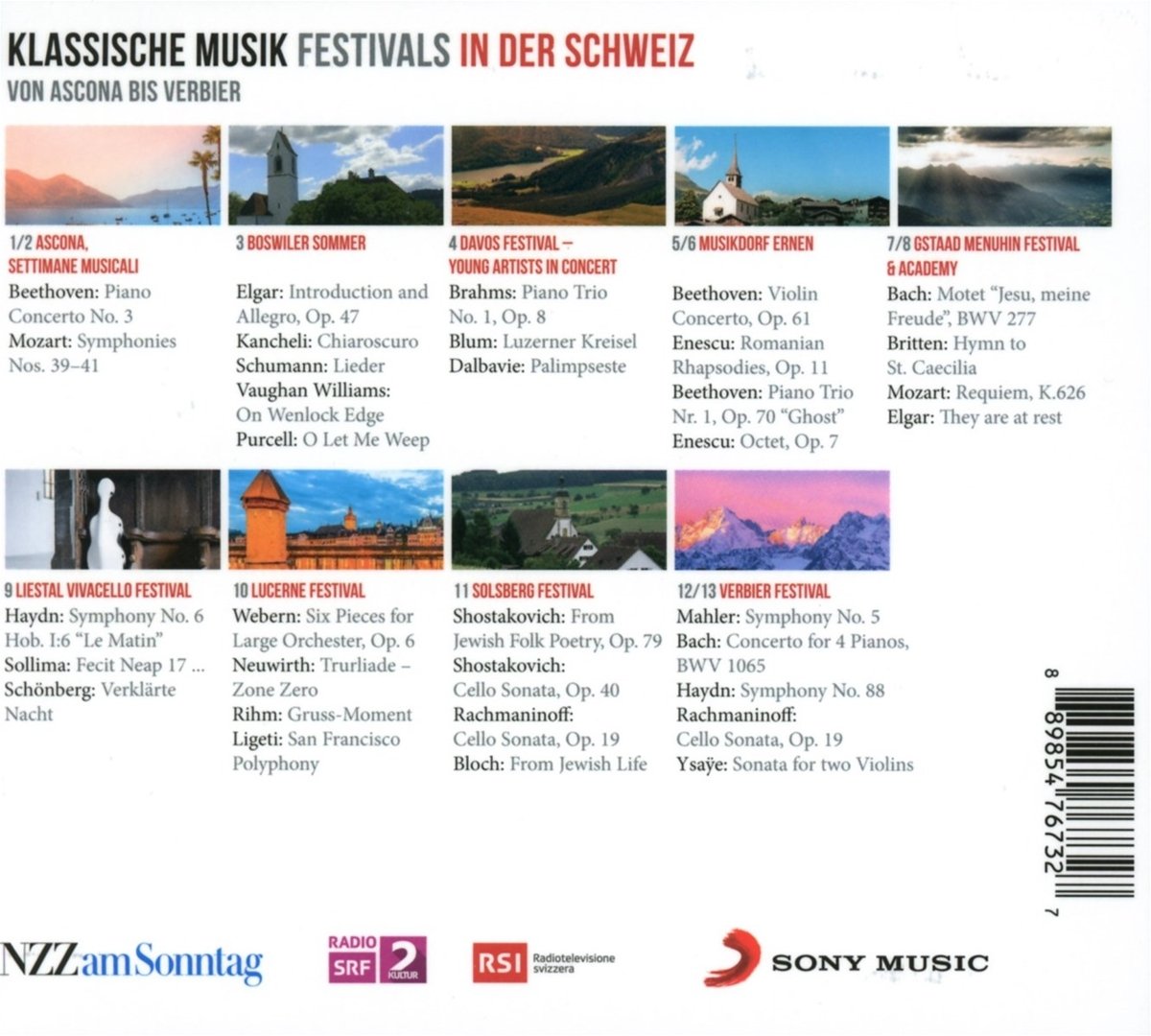 Klassische Musikfestivals In Der Schweiz