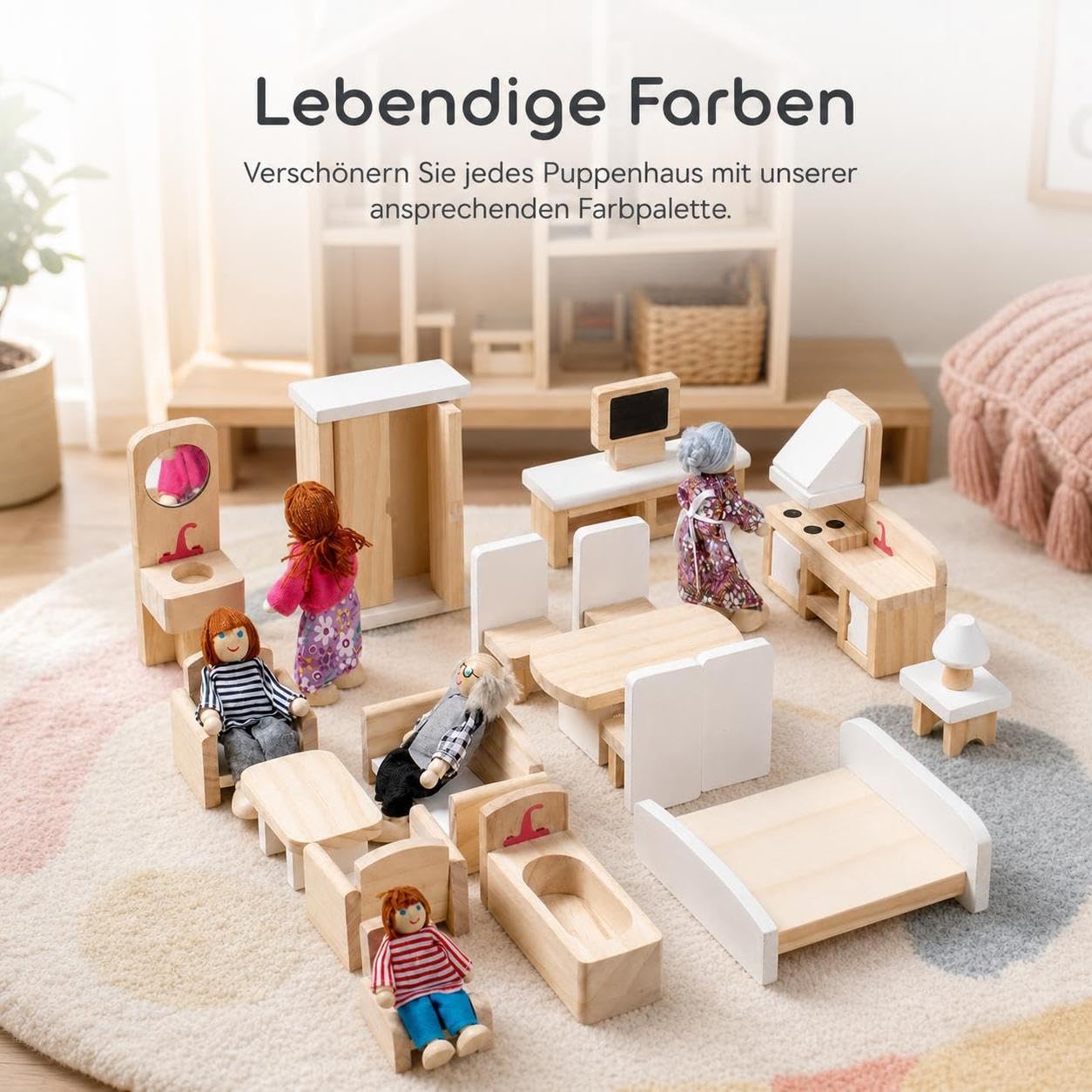 Puppenhausmöbel Set aus, WW-Möbel 1.7