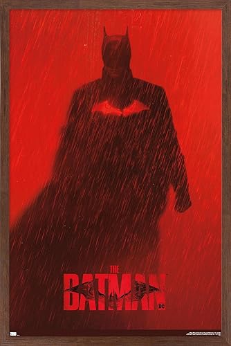 Miniatura 26 de Trends International DC Comics Movie The Batman - Póster de una hoja de Batman Teaser, 22.375 x 34 pulgadas, versión enmarcada en negro Versión