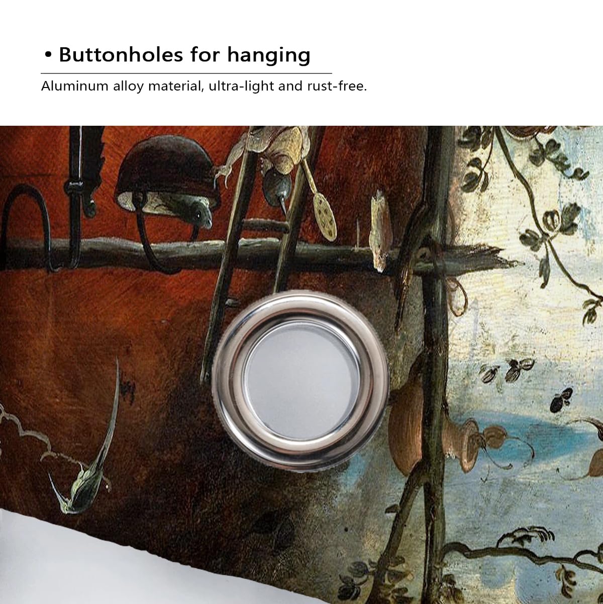 Œuvres célèbres de Peinture de la Renaissance Rideau de Douche en Tissu Fantastique Rideau de Bain pour décoration de Salle de Bain d’Appartement Machine à séchage Rapide Lavable 180 x 180 cm
