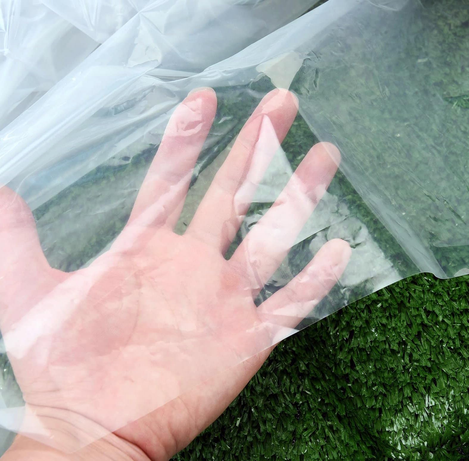 USTAD Plastic Polythene Sheet 6ft X 8ft 200GSM UV Protected Water & Dust Proof Transparent for Indoor, Outdoor, Kitchen, Garden, DIY Use (6ft X 8ft) (B0CMDD7B72) Amazon Price History, Amazon Price Tracker