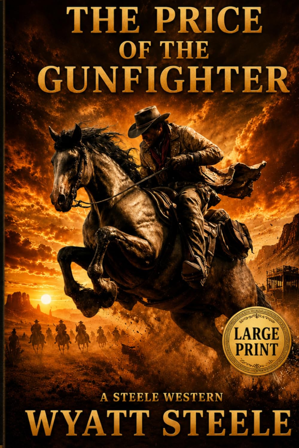 The Price of the Gunfighter - LARGE PRINT WESTERN (Trails of the Gunfighter - LARGE PRINT SERIES)