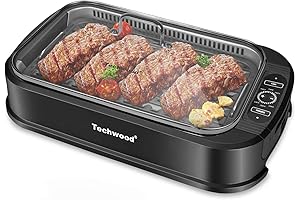 Electric Smokeless Indoor Grill by Techwood