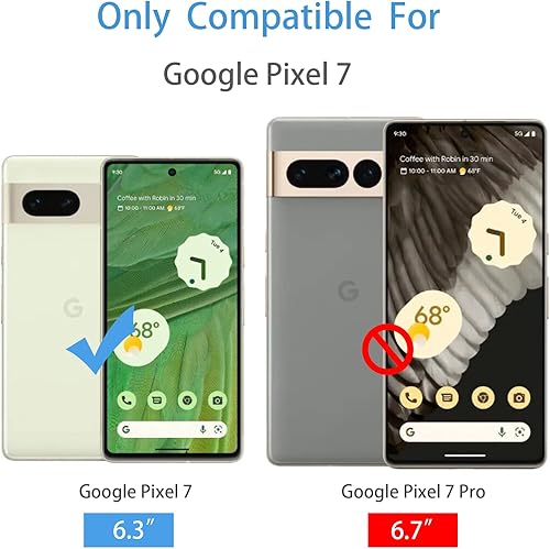 Miniatura 2 de ZZXX Google Pixel 7 - Funda tipo cartera con bloqueo RFID, ranura para tarjetas, función atril, magnética, de piel suave, para Google Pixel 7