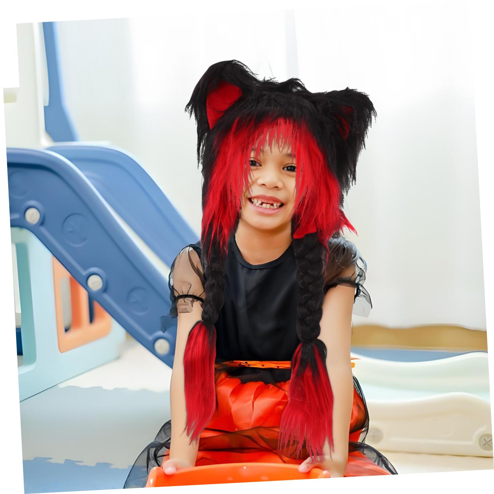 Hohopeti Gorro de Felpa con Orejas de Gato Cálido y para Mujer Gorro de Peluche para Cosplay de Otoño Invierno Protección de Orejas para Fiestas Temáticas y Uso Diario