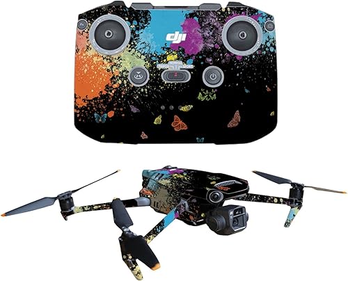 MightySkins Skin compatible con DJI Mavic 3 - Splatter  Funda protectora de vinilo duradera y única  Fácil de aplicar, quitar y cambiar estilos