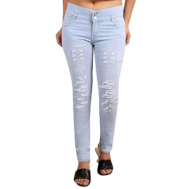 NEON 9 Girls' Slim Fit Jeans (LBLU1121 