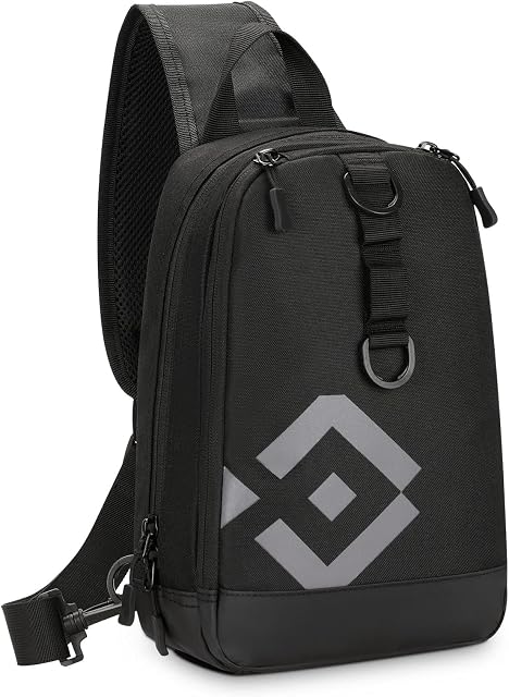 HUNTVP Sling Backpack Casual Shoulder Bag Tactical Chest Bag Crossbody Bags Sport Daypack for Men Women Sports Working Cycling Hiking Camping Traveling