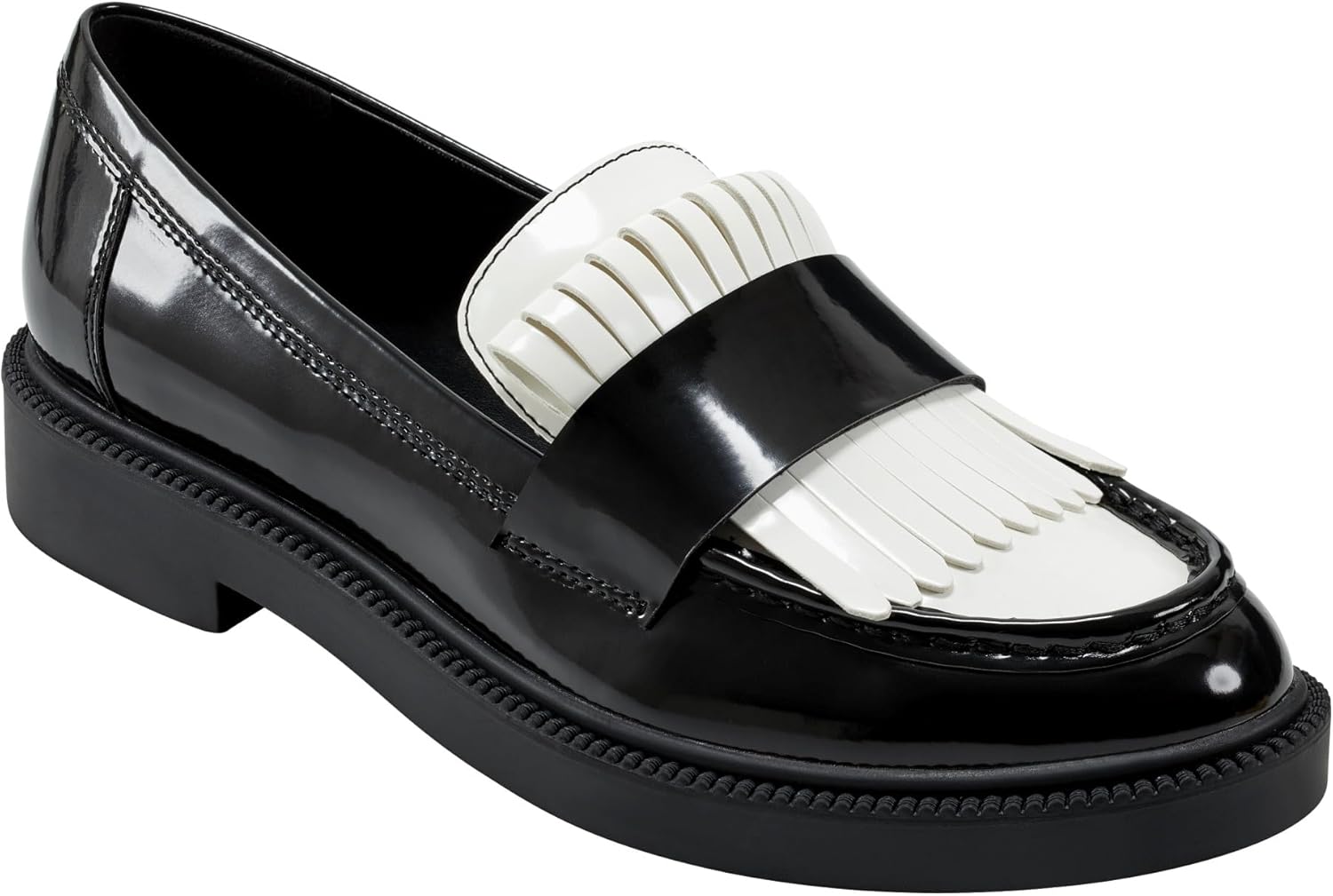 Marc Fisher Women's CALIXY Loafer, Black 002, 8.5