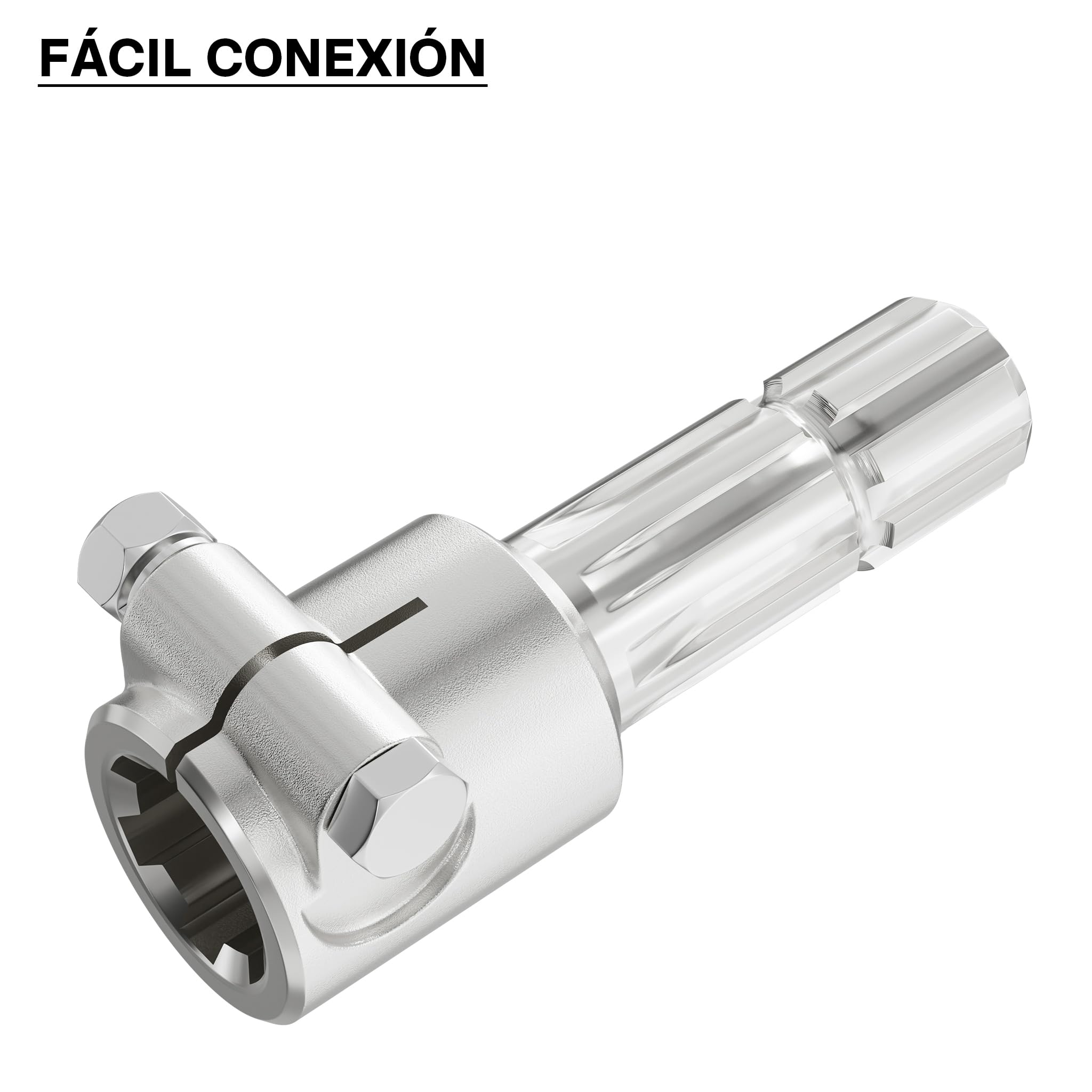 WilTec Toma de Fuerza, PTO 175 mm Casquillo Eje Estriado 1 3/4" 6 Eje de Salida 8-32x38x6 Tractor