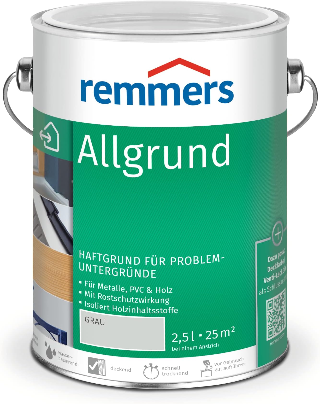 remmers deckfarbe weiß 2 5l