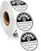 1000 Pieces Extreme Happiness Stickers Labels Round Stickers Self-Adhesive Labels Crafting Tags Arts Decorations for Festival, Business or Personal Use, 1.5 Inch Black