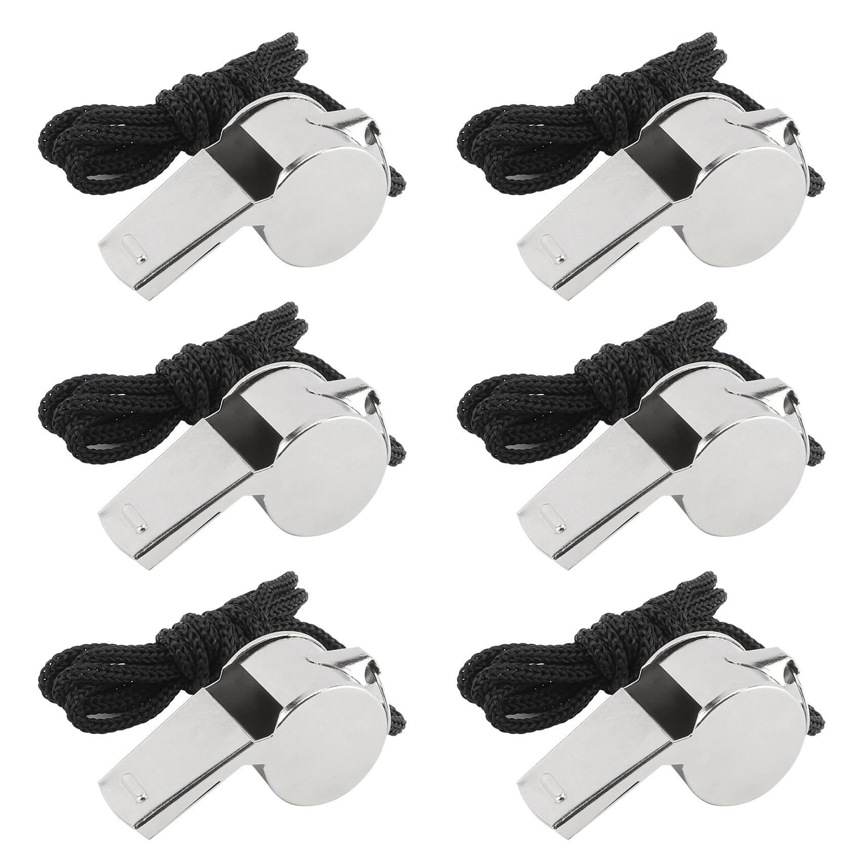 HadrNahkb Whistles, Sports Coach Whistle, Whistle for Adults Stainless Steel Whistle for Coach Teachers Referees Officials