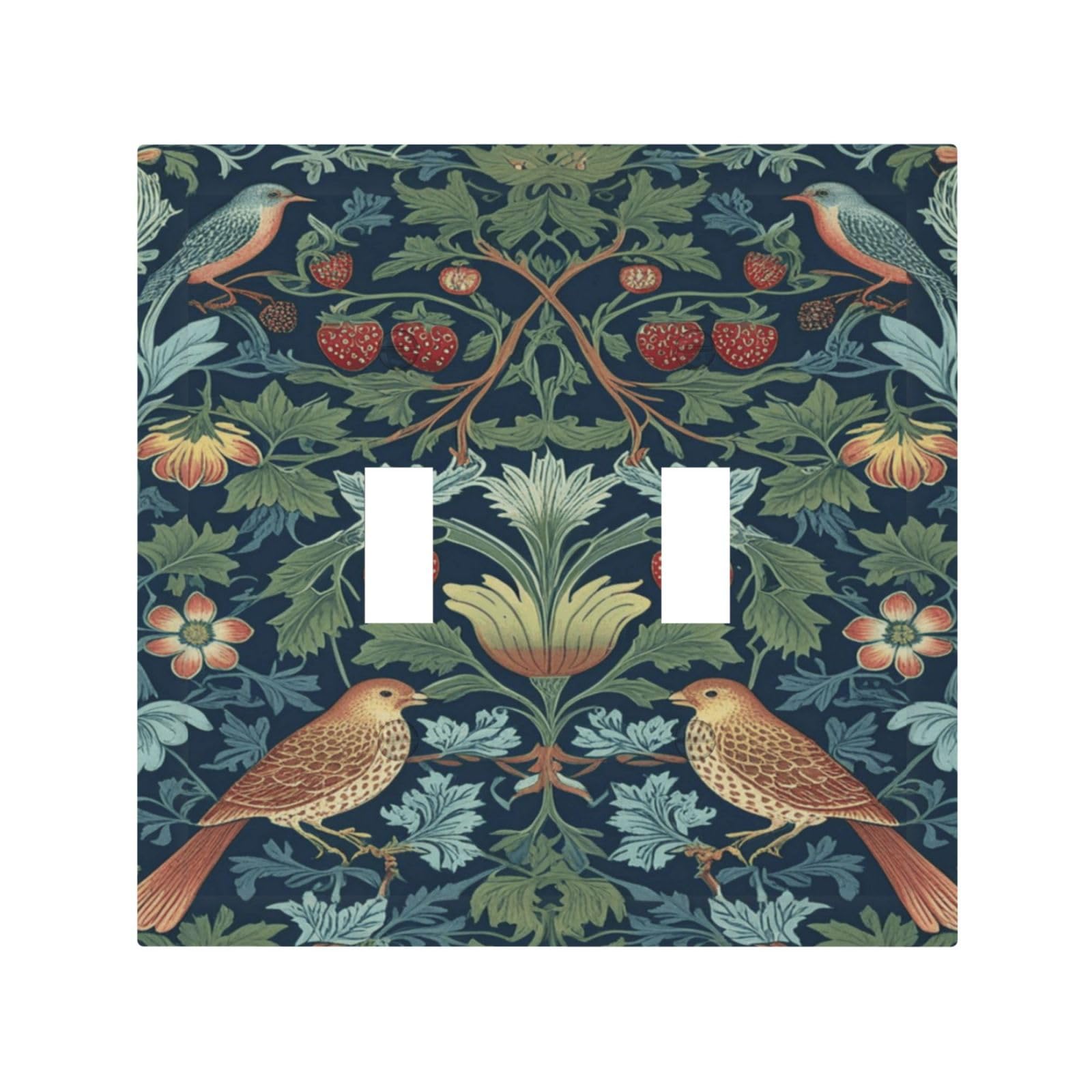 Plaque murale décorative double bascule Morris Bird pour salon et chambre chic