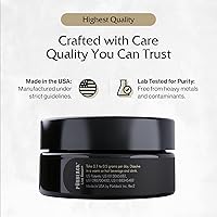 Vista 7 de Pürblack Resina viva Shilajit True Gold & Silver - Genuino, de alta eficiencia, 4ª generación Shilajit (tarro de 0.35 oz con escala de puera)