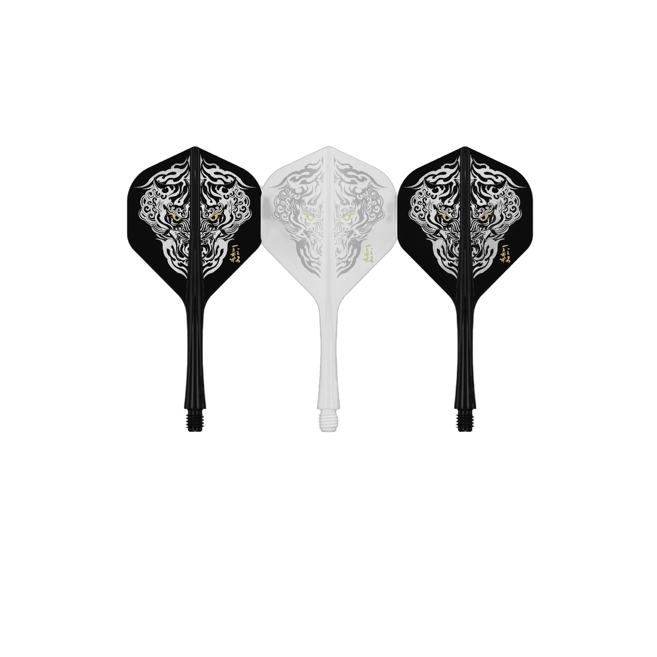 Caliburn SUP Integrated Dart Flights & Shafts No.6 Multiple Designs. (Han, Medium)