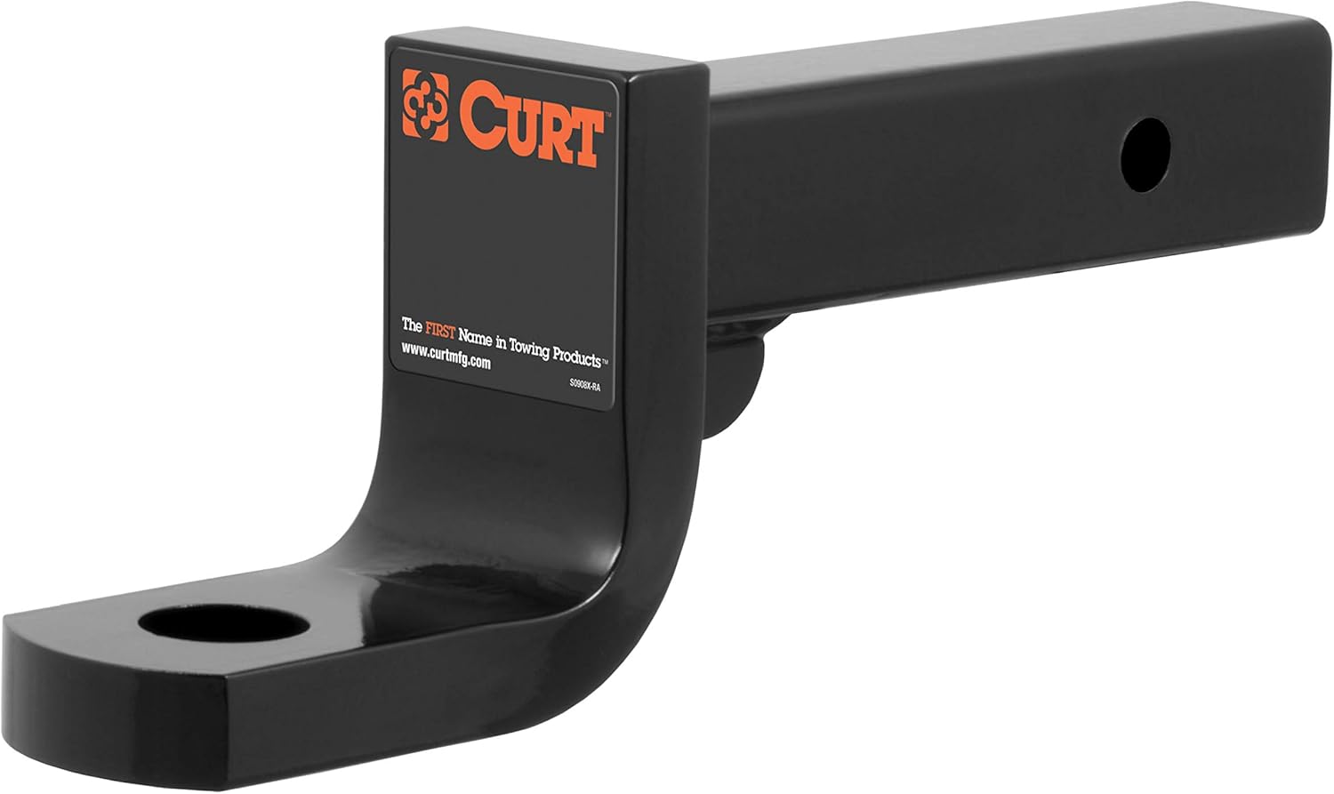 CURT 45313 Class 4 Trailer Hitch Ball Mount, Fits 2-Inch Receiver, 12,000 lbs, 1-1/4-Inch Hole, 4-Inch Drop, 3-Inch Rise