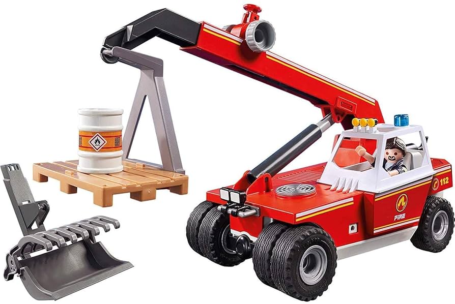 Amazon | Playmobil Fire Brigade 5箱セット 消防署 消防署