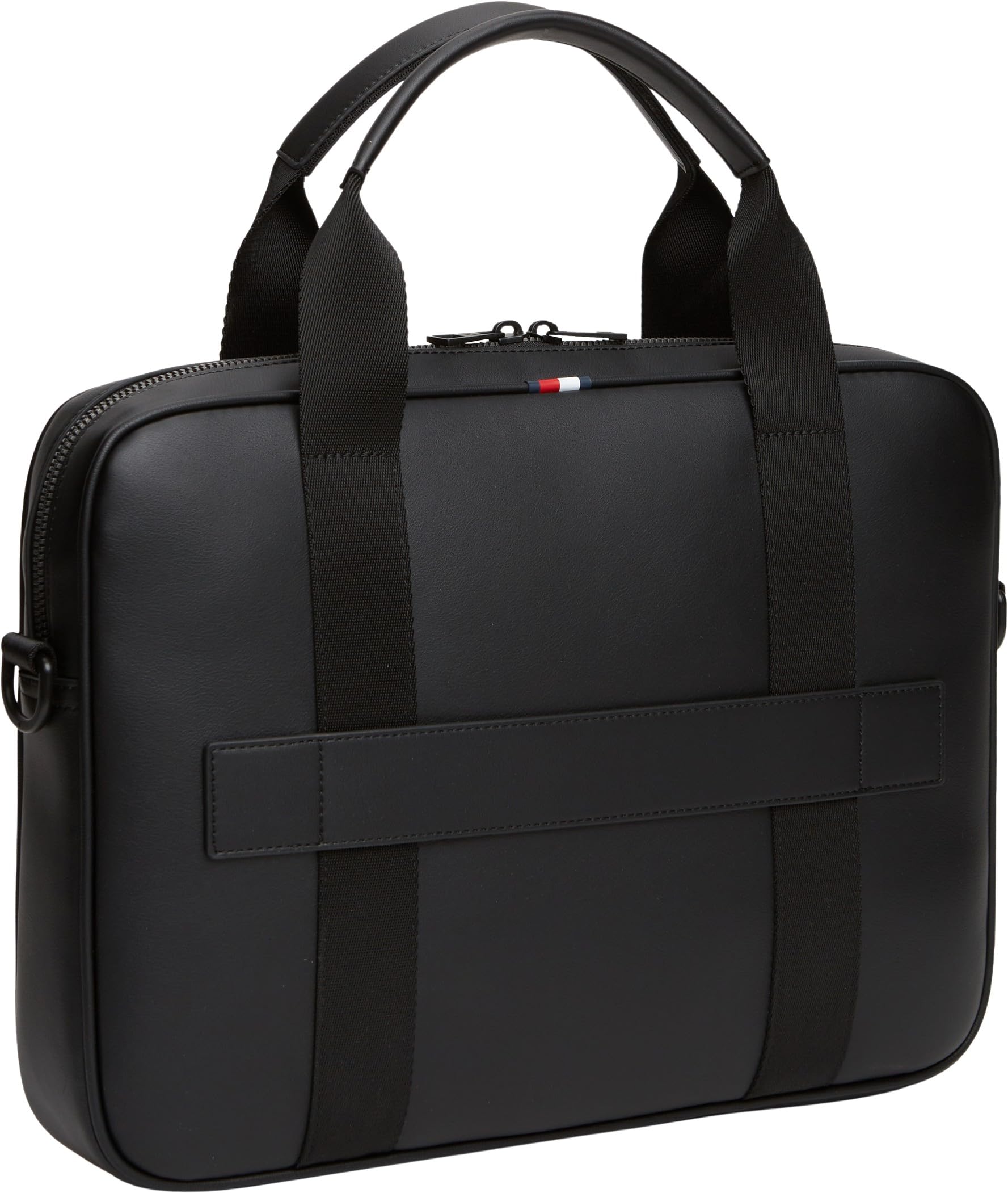 Tommy Hilfiger Men Th Foundation AM0AM14727 - Bolsa para computadora, color negro (negro), talla única