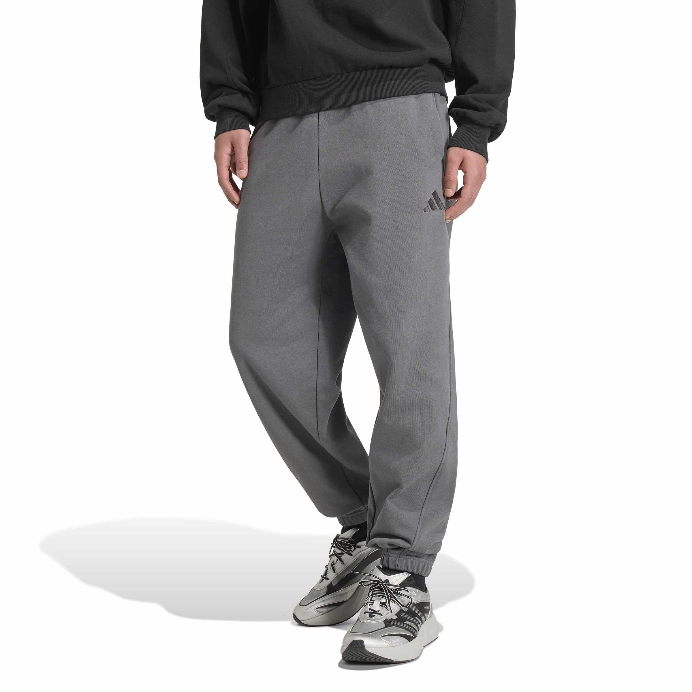 Mens Kit Small Logo Regular Cuffed Pants Casual - Black