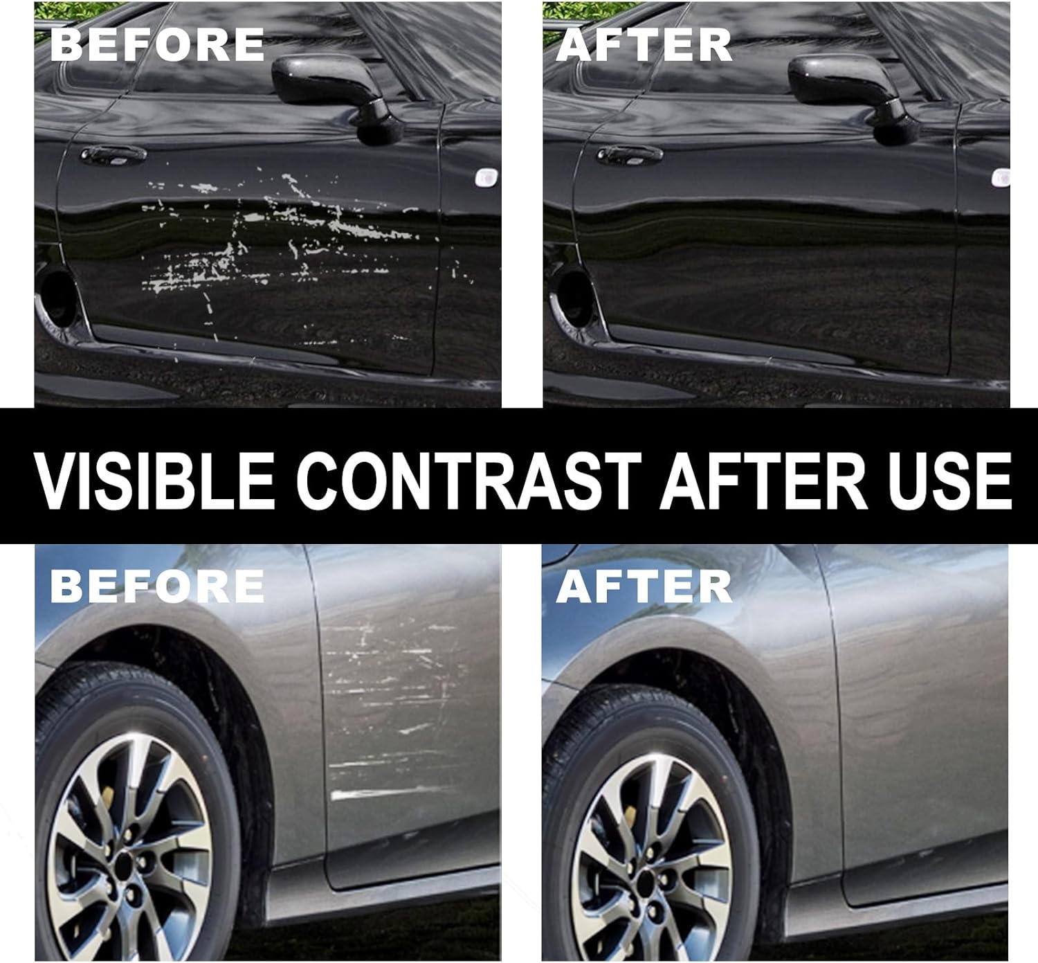 12Pcs Scratch Remover for Vehicles,Car Scratch Cloth Remover Nano,Nano Sparkle ClothCar Scratch Repair,Sparkle Cloth for Car Scratchess,Easily to Repair Scratches,Swirls,Paint Residue - Image 5