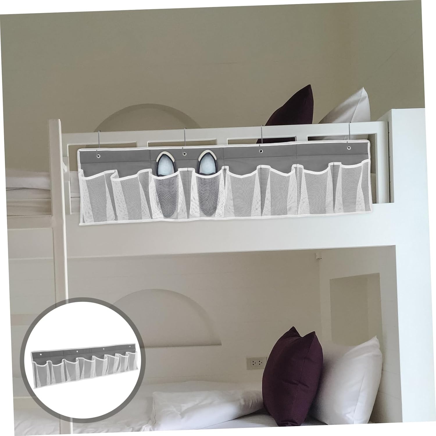 Xmas Bedside Hanging Shoe Organizer, Non Woven Fabric Mesh Storage Bag