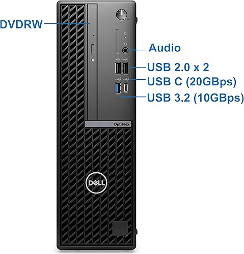 Miniatura 2 de Dell 7010 Plus Optiplex SFF Computadora de sobremesa, Intel i7-13700, 64 GB de RAM, SSD PCIe NVMe de 2 TB, DisplayPort, HDMI, Wi-Fi, Bluetooth, USB
