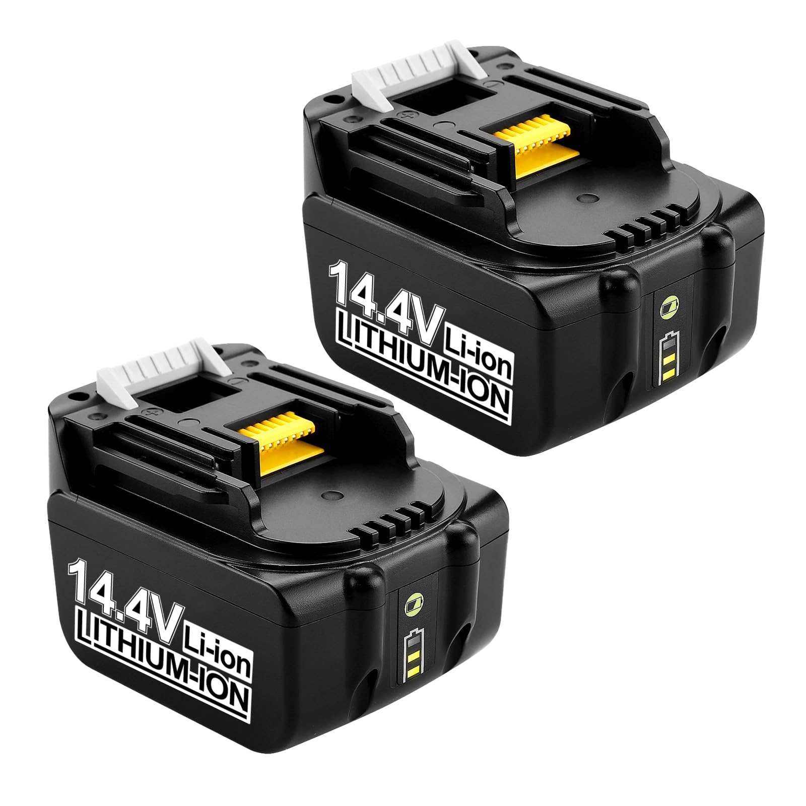 2X 14.4V 5.0Ah Akku für Makita 14.4V Akku BL1450