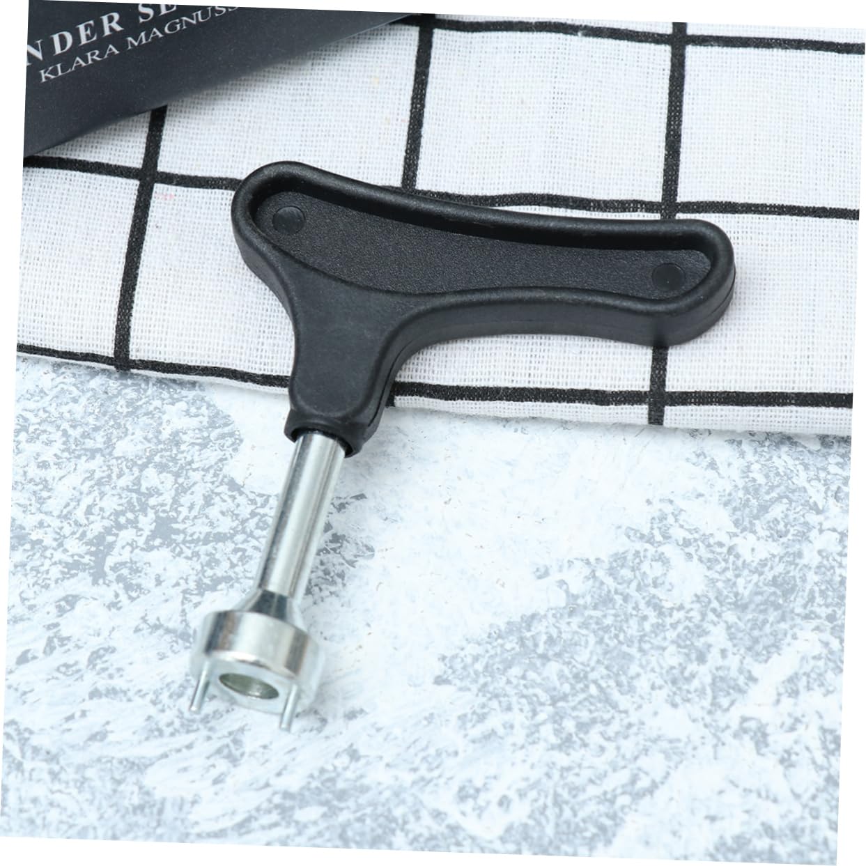 Garneck Golf Shoe Spike Remover Tool Durable Wrench for Easy Spike Replacement Essential Training Aid for Golf Enthusiasts Black