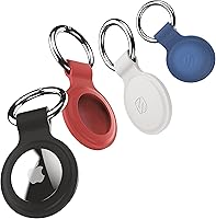Vista 1 de Scosche ATHS1AC-4PKSP FoundIt - Soporte protector de silicona para llavero AirTag, paquete de 4