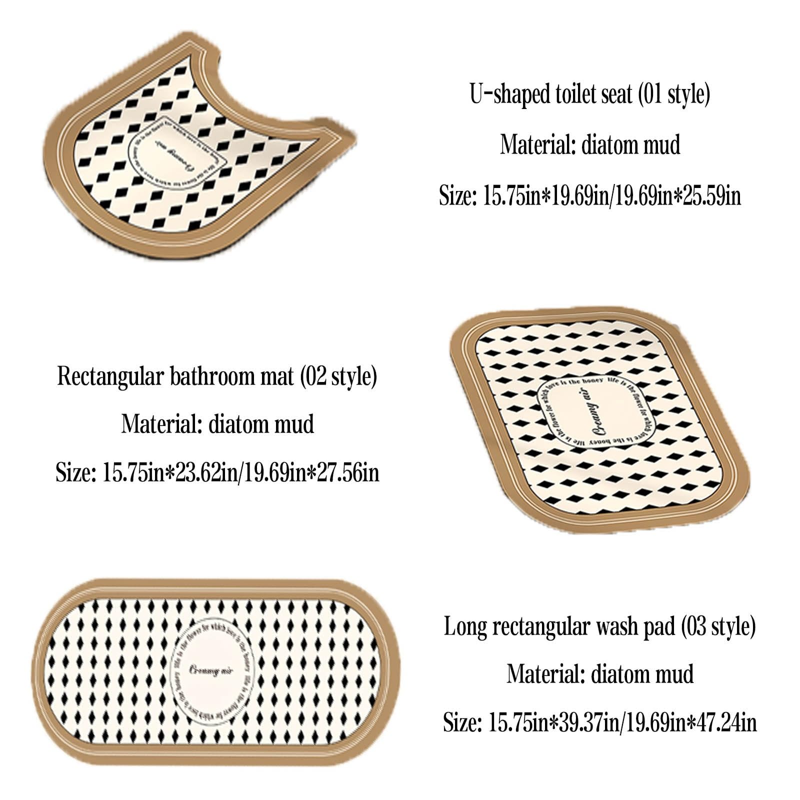 Badteppich Set Badezimmer Set Badezimmerteppich Bad Teppiche Set Badezimmerteppich Set 3 Teilig Badvorleger Set 3 Teilig Badezimmer Garnitur Badmatten Teppich Bad Teppich Badezimmer Badgarnitur (Colo