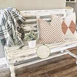 RABUSOFA Fall Outdoor Pillow Covers 16x16 Inch Set of 4,Waterproof Throw Pillow Covers,Outdoor Decor Pillows,Boho Farmhouse Decroaions Cushion for Sofa Couch Patio Furniture Rust (Rust, 16"X16")