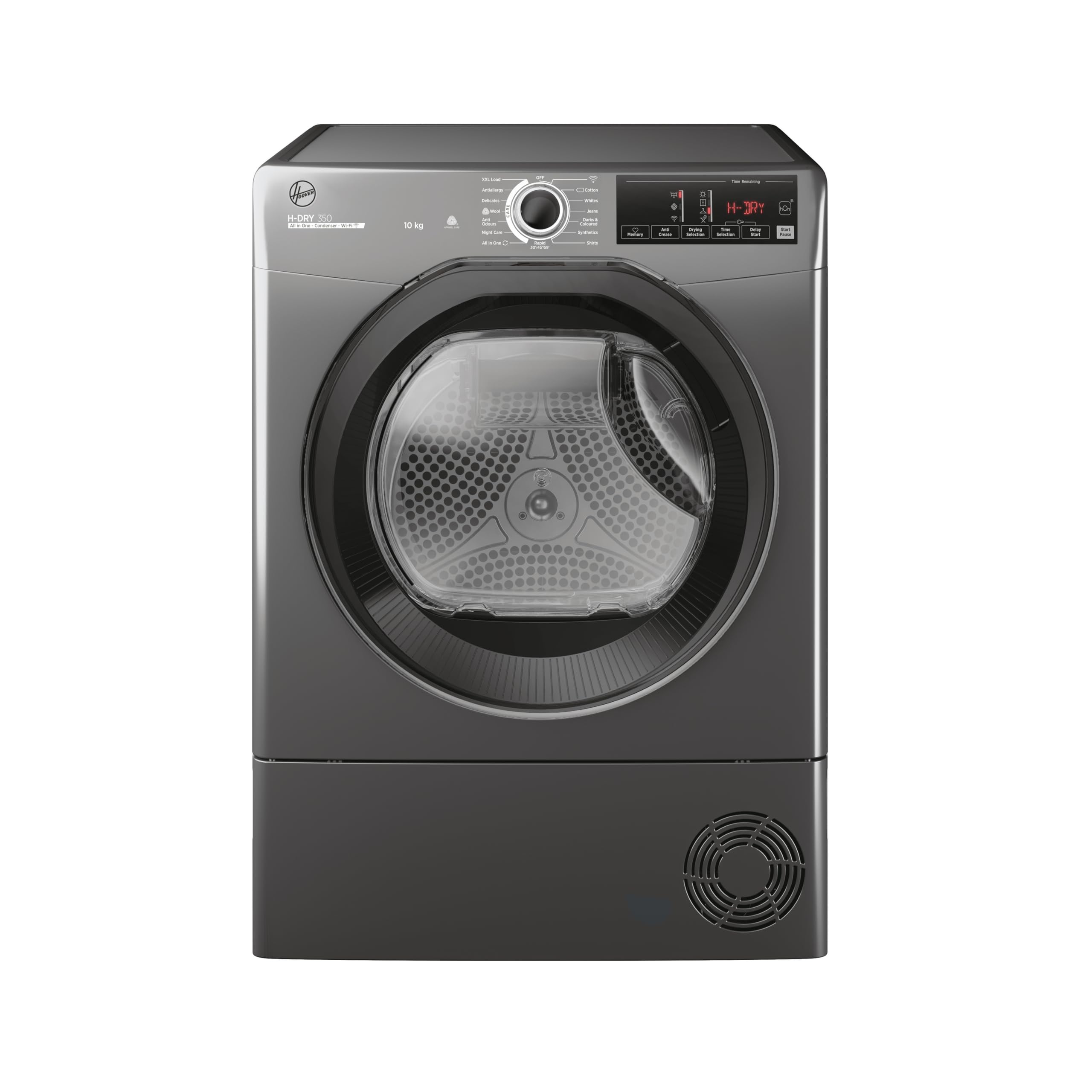 Hoover H-DRY 350 Tumble Dryer - 10 Kg - Graphite - B Rated