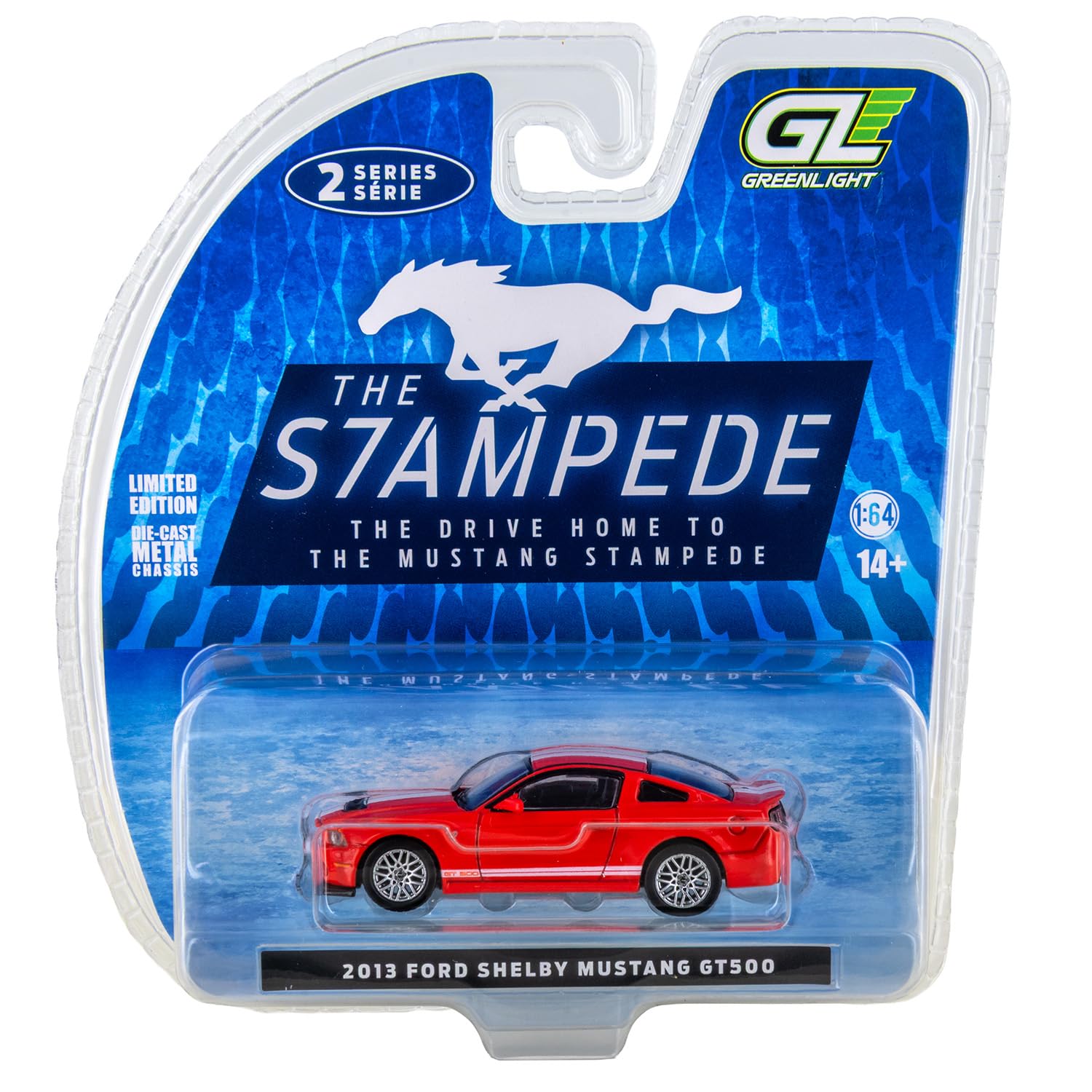 1/64 2013 Ford Shelby Mustang GT500, The Stampede Collection Series 2 Collectibles, 125402-E