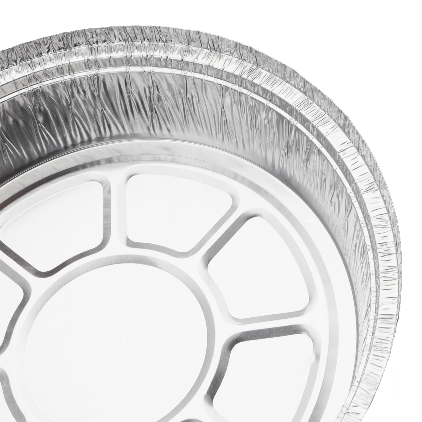 Teglie USA E Getta Rotonde Alluminio 18 cm 630 ml per Forno Grigliate Torte Quiche