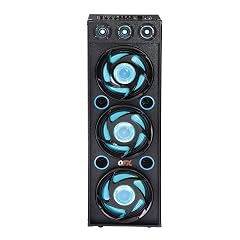 QFX SBX-412300BT TWS Bluetooth Triple 12 Woofer Triple 1 Tweeter Recording High-Performance PA Cabinet Speaker with 10-Band Graphic