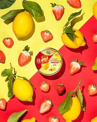 Cavendish & Harvey Double Fruit Drops Strawberry Filled Lemon: Liquid strawberry filled lemon drops (1 x 175g)