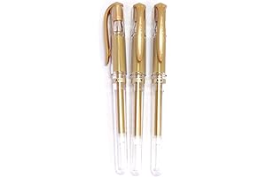 Signature Uni-Ball Signo Impact Pens: Luxurious Writing in Gold