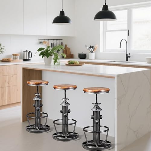 Miniatura 2 de Juego de 2, 26-30 pulgadas, diseño de boca de incendios con diseño de boca de incendios ajustable giratoria, estilo americano, estilo steampunk,