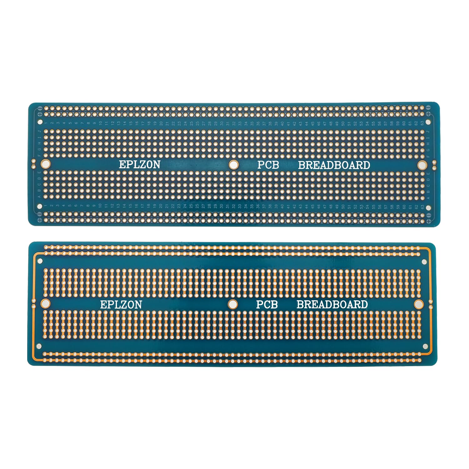 3pezzi 6.8"x2.05" Breadboard Solderable Prototype PCB Board Kit per Elettronica Progetti Compatibile per DIY Saldatura Circuit Progetti Prototype Board,Blu