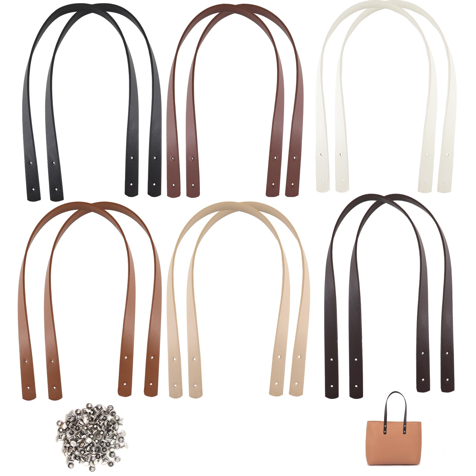 Fondos Para Bolsos De Ganchillo TRICOT CAFE | Cuero Sintético | Tamaño 21x8 Cm | 4 Piezas | Color Brocado