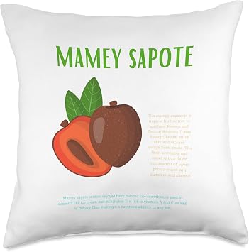 MAMEY SAPOTE FRUIT LOVER- CARIBBEAN FRUITS SELECTION Throw Pillow