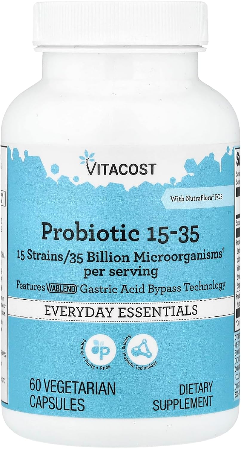 Vitacost Probiotic 15-35 - 35 Billion CFU** - 60 Vegetarian Capsules