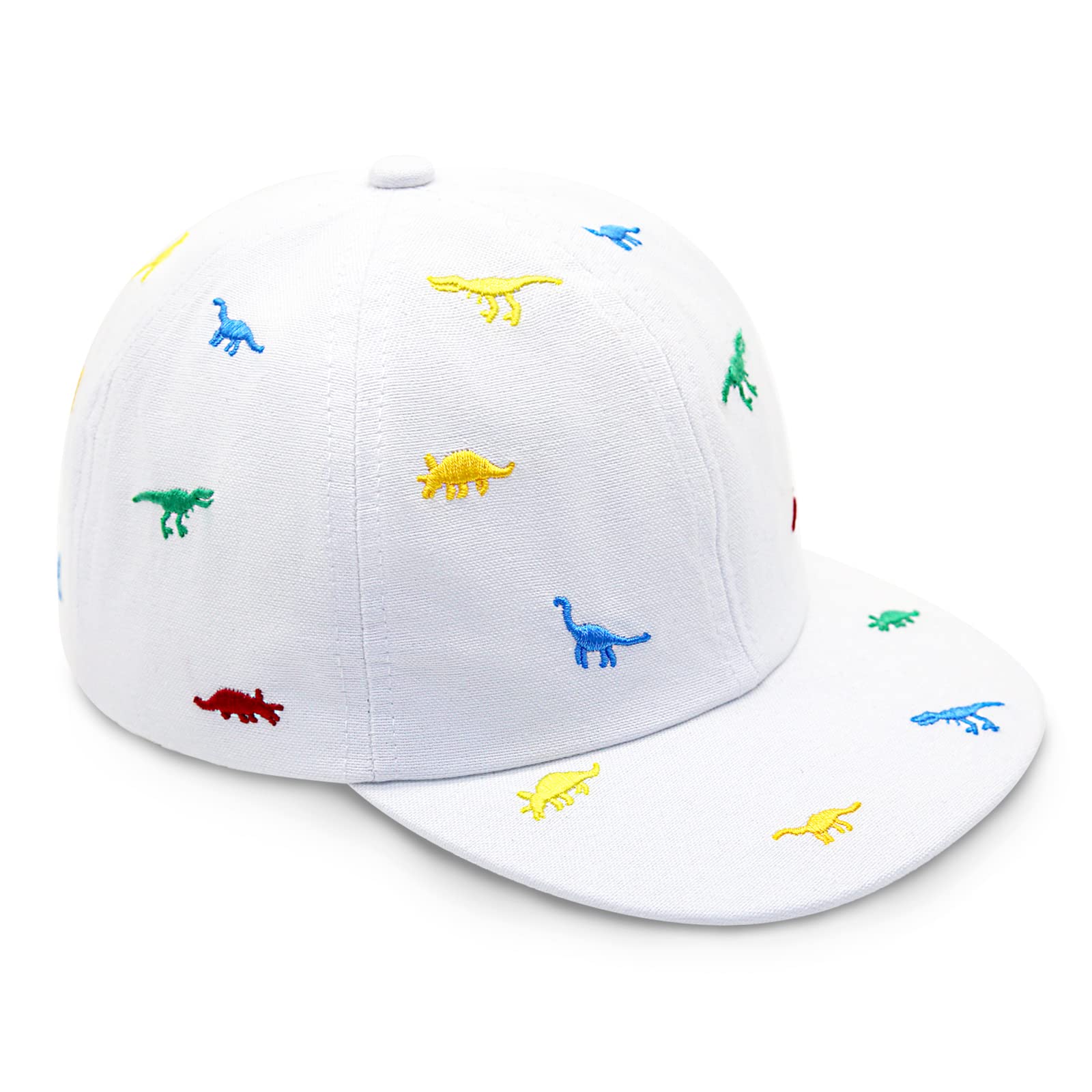 SEYUFN Dinosaurio Gorro Bebe Verano Primavera Ajustable Niño Sombrero Bebe De Béisbol para Niños Bordado Al Aire Libre Gorros Proteccion UV Bebe Niños Niñas