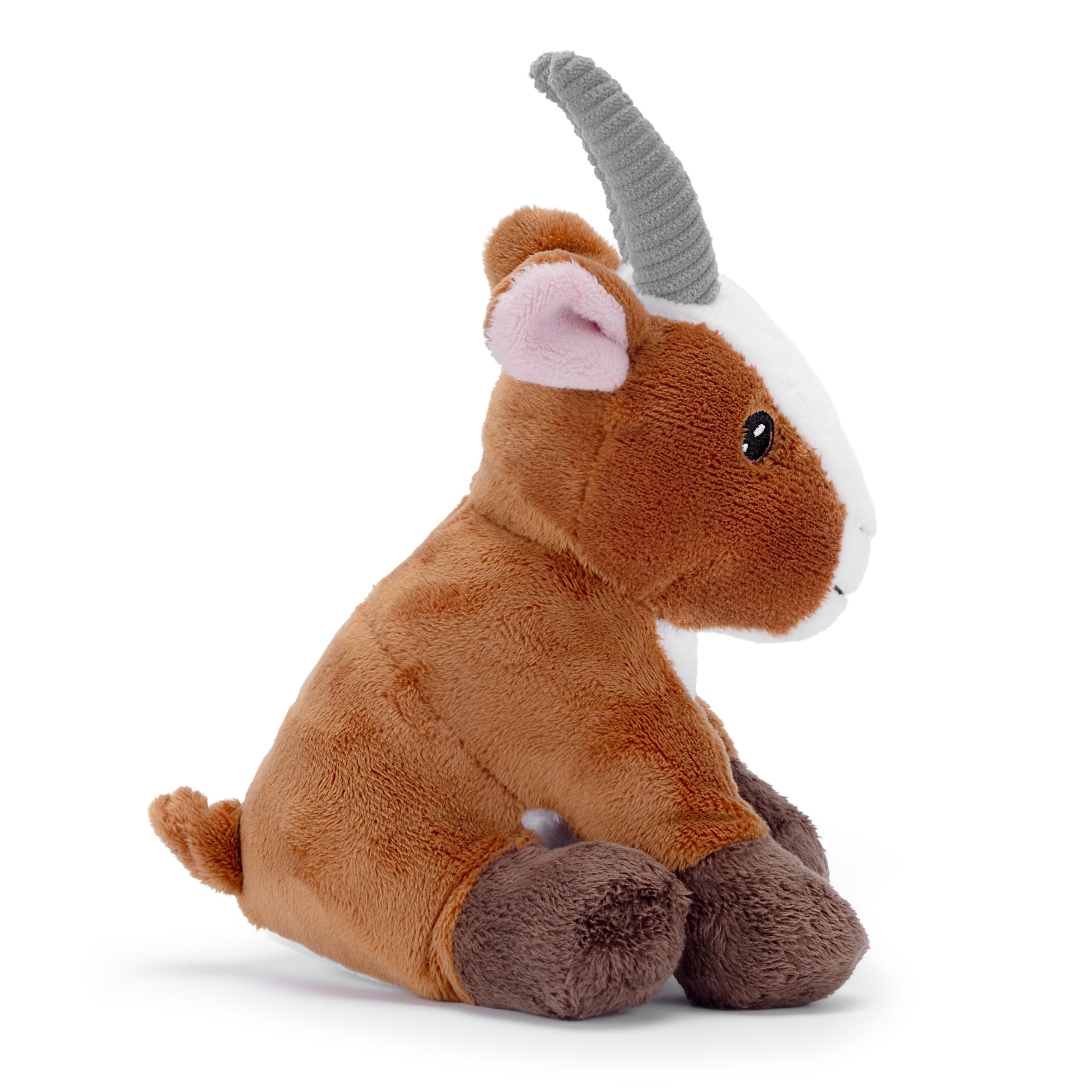 Zappi Co Cabra de Peluche (18 cm) – 100% Reciclado, ecológico – Peluche Suave y abrazable para recién Nacidos, niños pequeños, bebés
