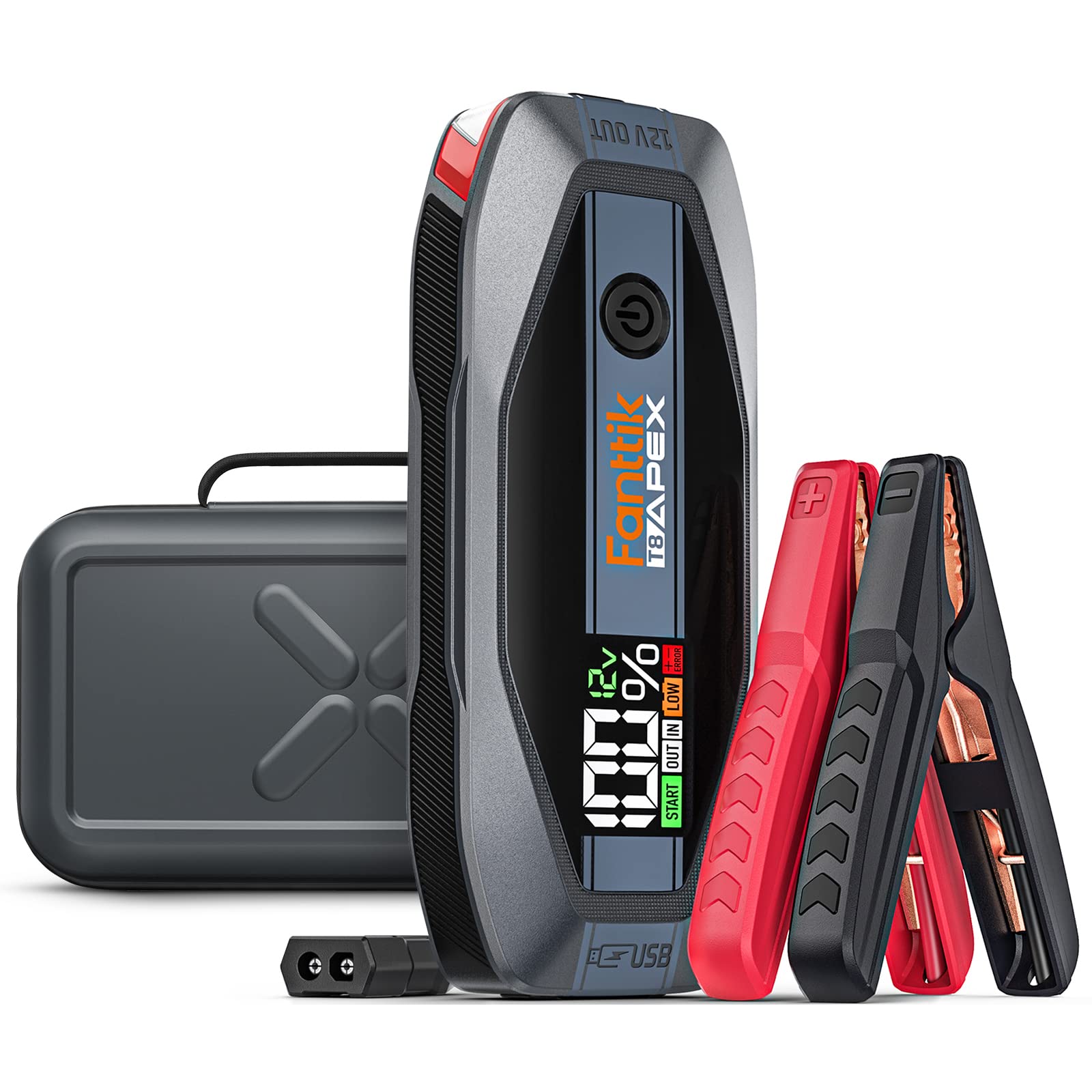 Buy Fanttik T8 APEX Jump Starter with Deluxe Package, 65W TwoWay Fast